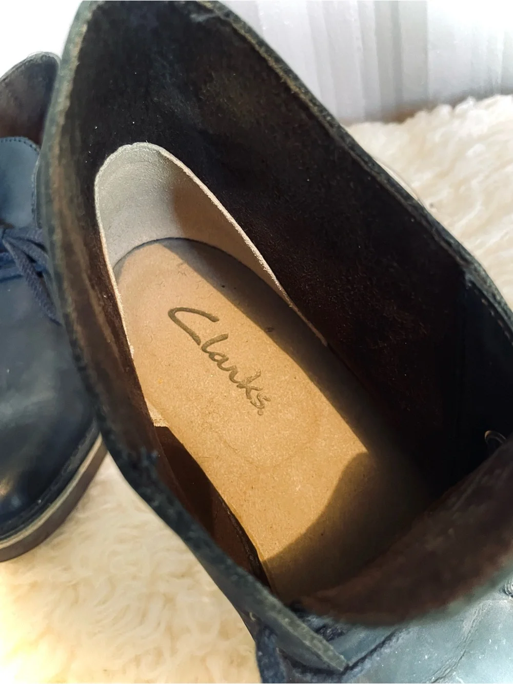 Clarks Men's Bushacre 2 Desert Chukka Boot Beeswax Leather Charcoal Black sz 8.5